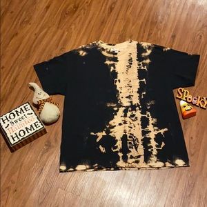 🖤**SUPER COOL-Bleached tie-dye T**🖤